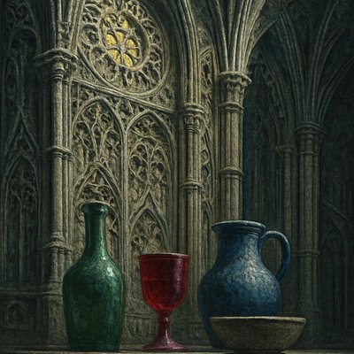 still life with everyday objects