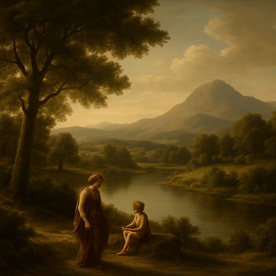 wide landscape with natural scenery