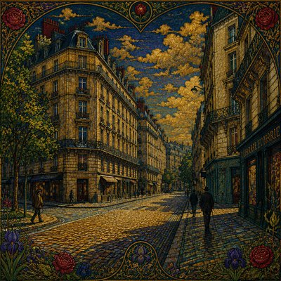 Pre-Raphaelite Art Style Style Transfer Example