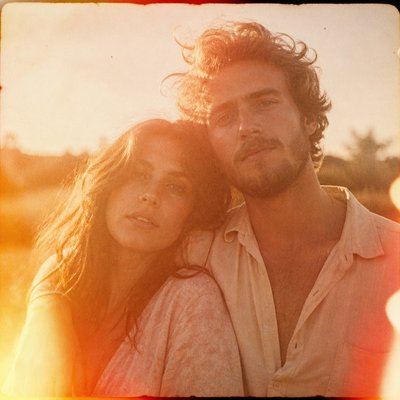 portrait of two people together