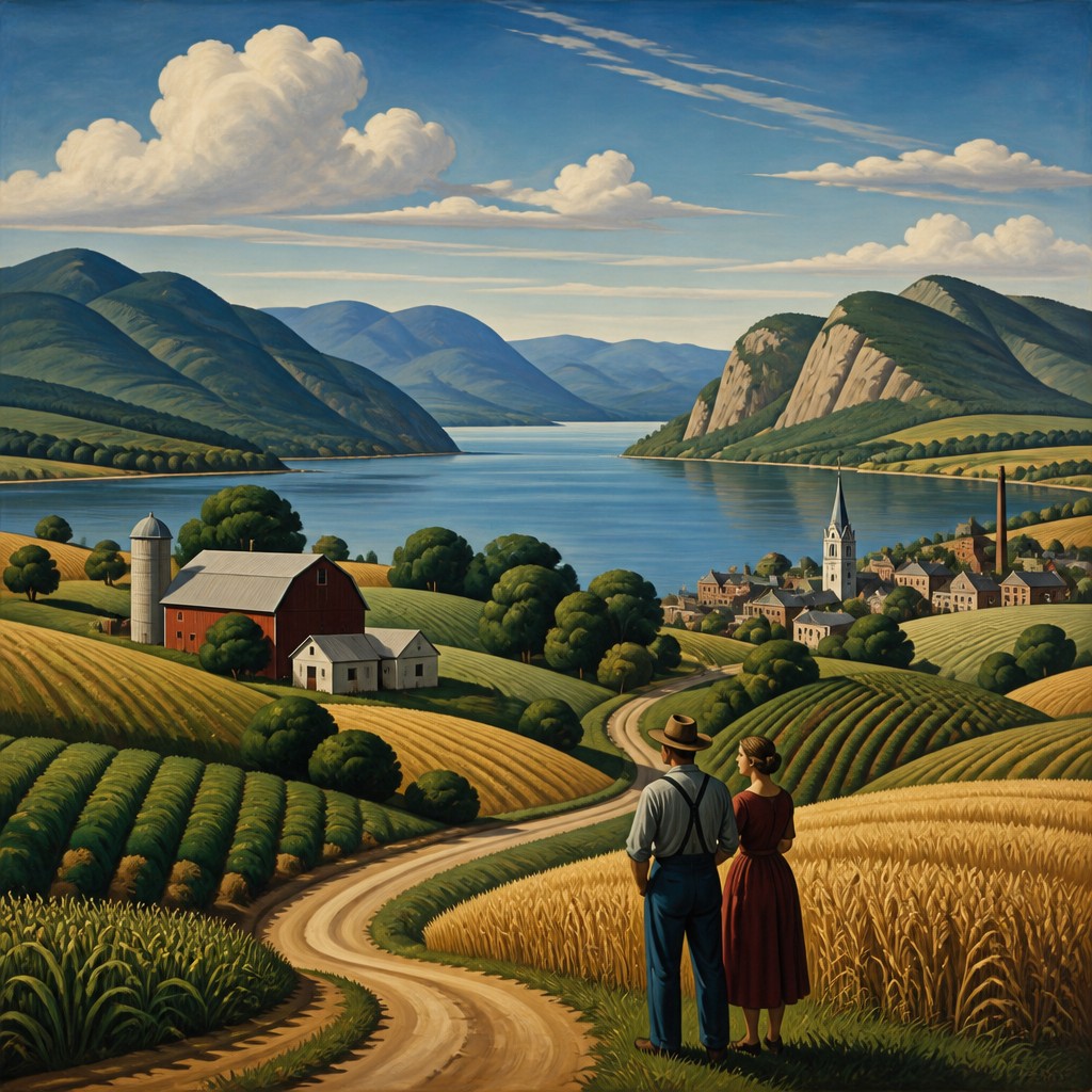 American Regionalism Art Style example artwork 2