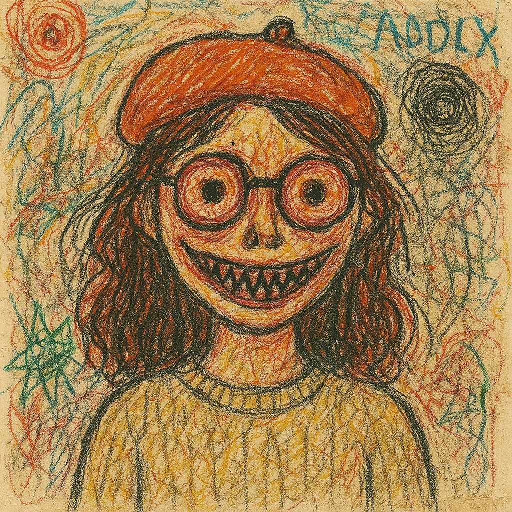 Creepy Children's Drawing Style Style Transfer Example
