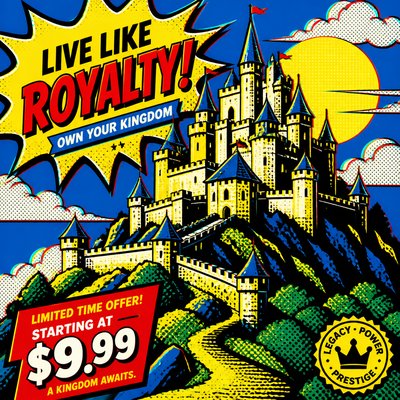 majestic castle on a hilltop