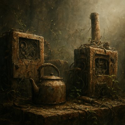 still life with everyday objects