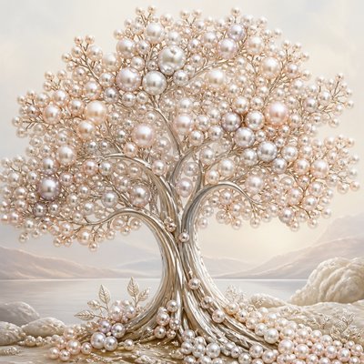 a tree in nature — Pearl Jewelry Style