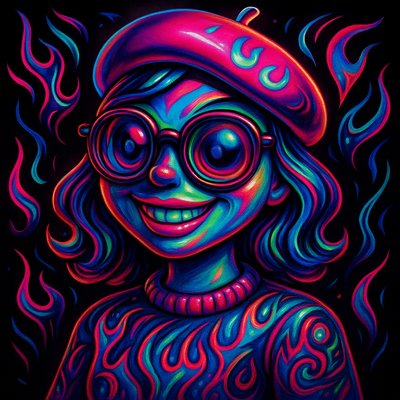 Lowbrow Art Style Style Transfer Example