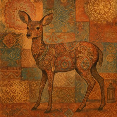 animal standing in natural pose