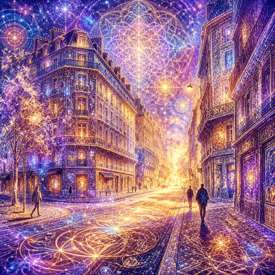 Visionary Art Style Style Transfer Example