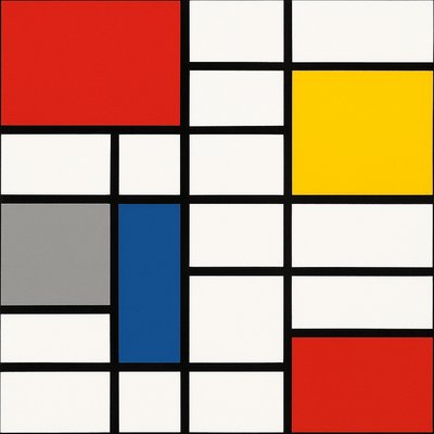 De Stijl Art Style Style Transfer Example