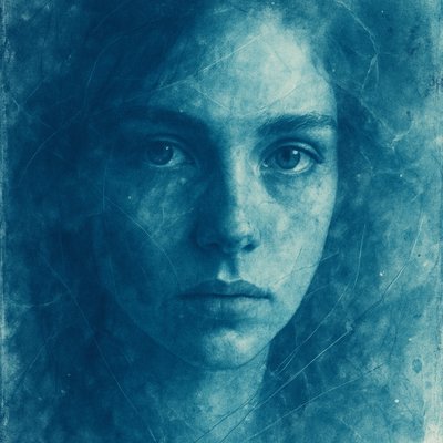 portrait of a person with expressive eyes
