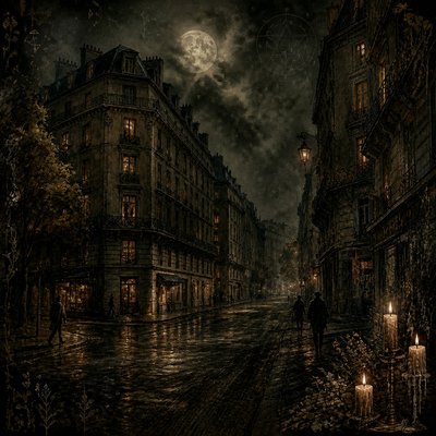 Witchcore Aesthetic Style Transfer Example