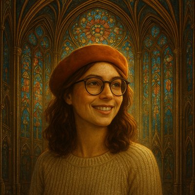 Gothic Cathedral Art Style Transfer Example