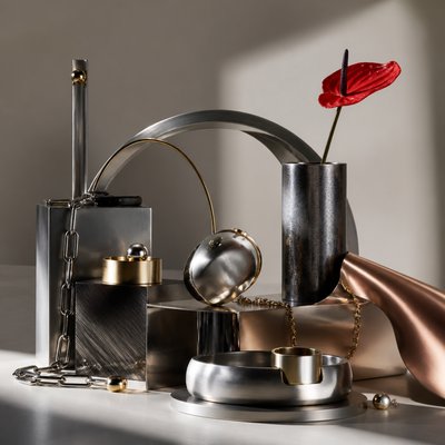 still life with everyday objects — Modern Contemporary Jewelry Design