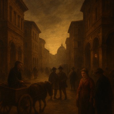 urban street with city activity