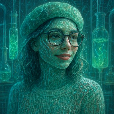 Bio-Tech Contemporary Art Style Style Transfer Example