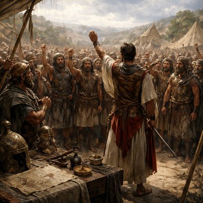 Express without words “And they answered Joshua, saying, All that thou commandest us we will do, and whithersoever thou sendest us, we will go. According as we hearkened unto Moses in all things, so will we hearken unto thee: only the LORD thy God be with thee, as he was with Moses.” (Joshua 1:16-17, KJV)
