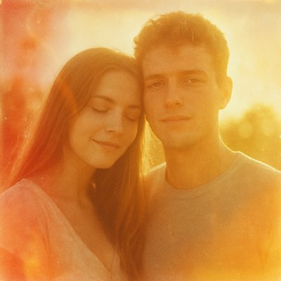 portrait of two people together