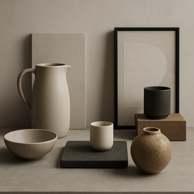 still life with everyday objects