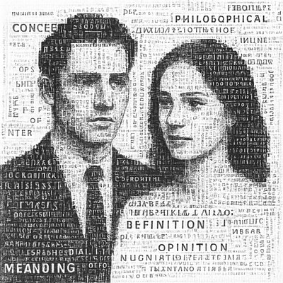 portrait of two people together