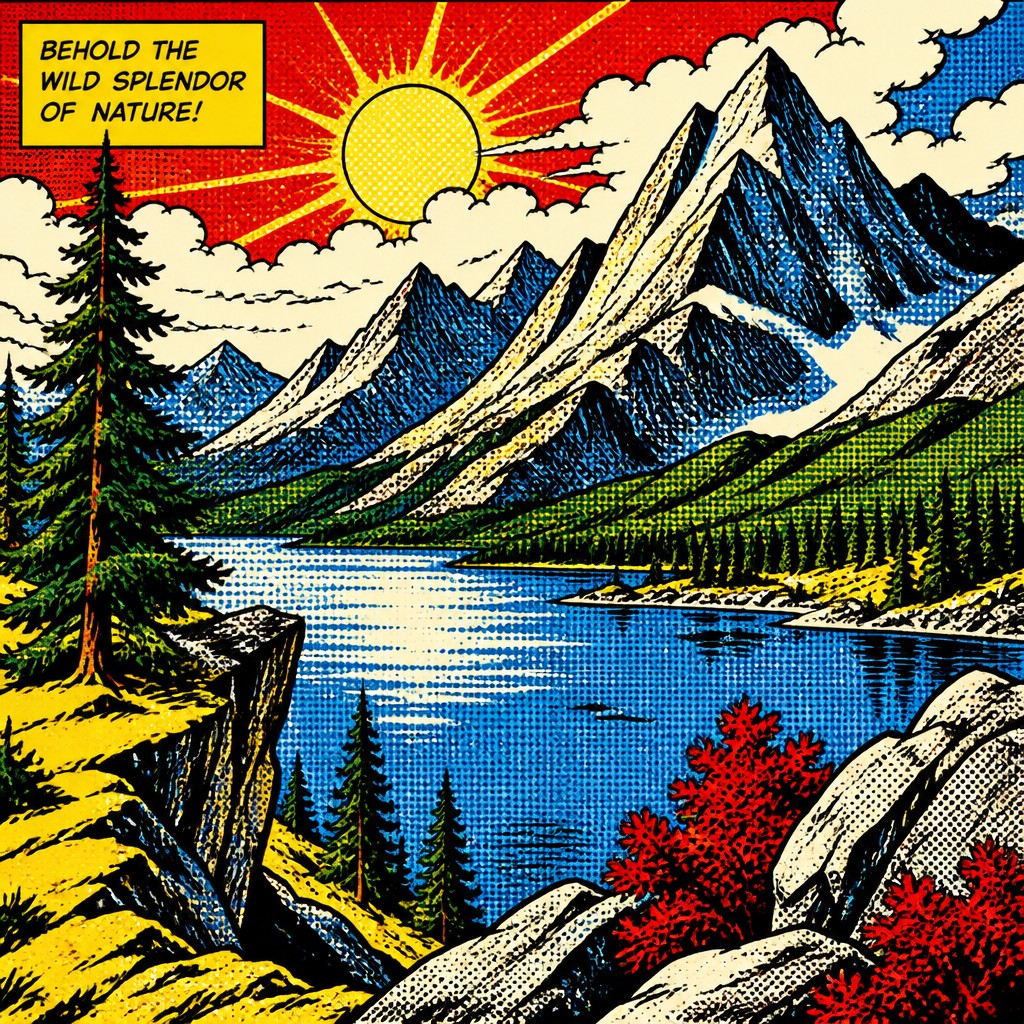 wide landscape with natural scenery