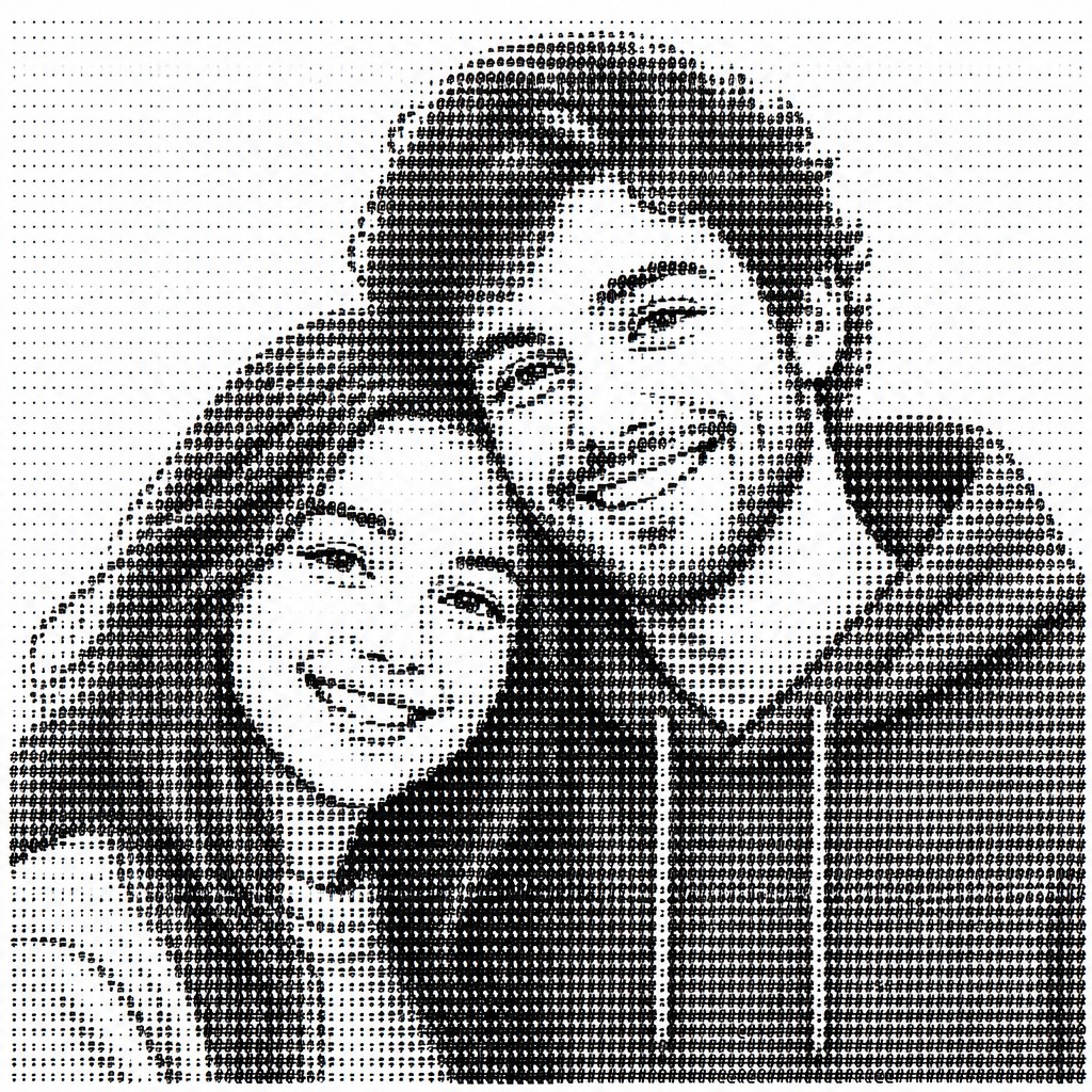 portrait of two people together