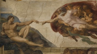 creation of Adam ignudi 