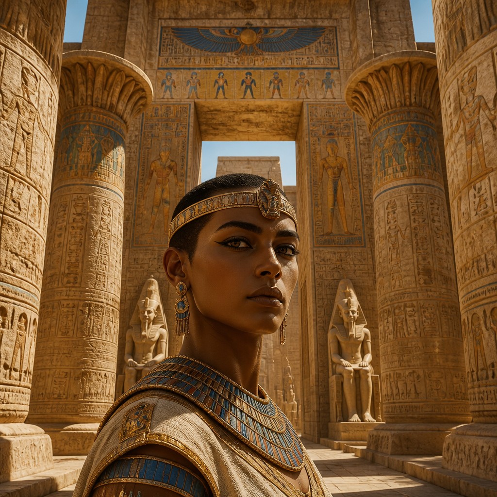 Ancient Egyptian Architecture example artwork 1
