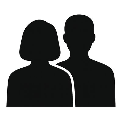 portrait of two people together