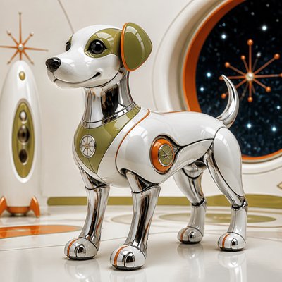 animal standing in natural pose — Space Age Aesthetic