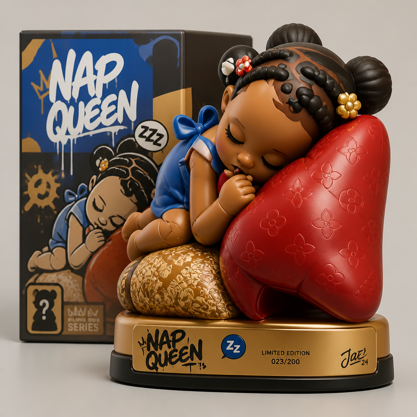 a small statue of a girl hugging a heart