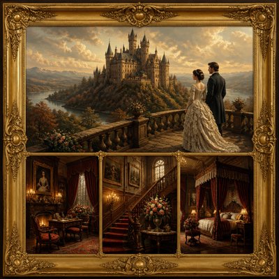 majestic castle on a hilltop