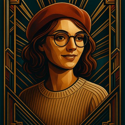 Art Deco Poster Design Style Transfer Example