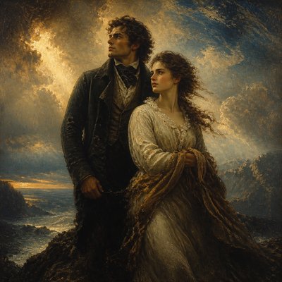 portrait of two people together