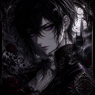 Dark Gothic Anime Art Style example