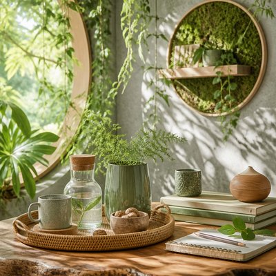 still life with everyday objects — Biophilic Interior Design