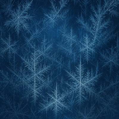 Fractal Frost Etching Style Transfer Example