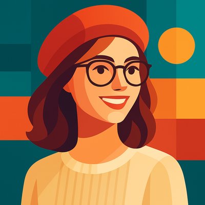 Vector Digital Art Style Style Transfer Example
