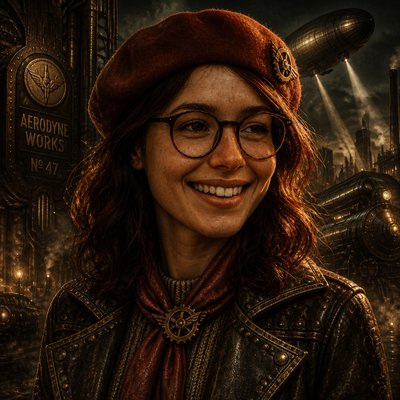 Dieselpunk Aesthetic Style Transfer Example