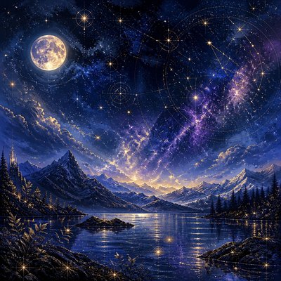 wide landscape with natural scenery — Celestial Aesthetic