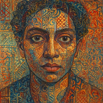 portrait of a person with expressive eyes