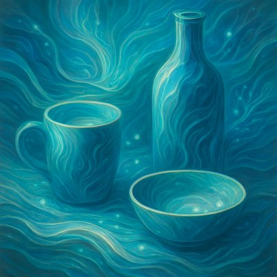 still life with everyday objects