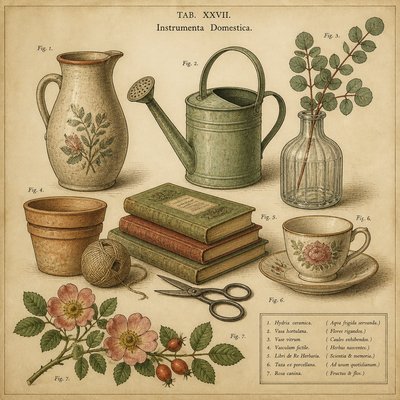 still life with everyday objects