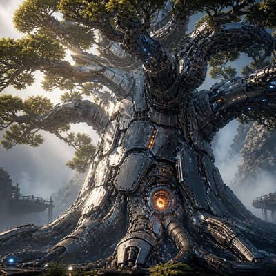 a tree in nature
