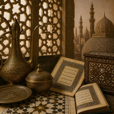 still life with everyday objects — Cairo Art Style