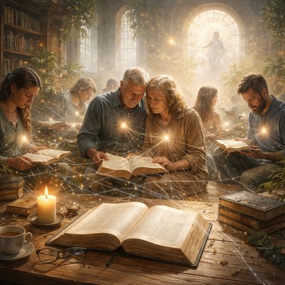 “That their hearts might be comforted, being knit together in love, and unto all riches of the full assurance of understanding, to the acknowledgement of the mystery of God, and of the Father, and of Christ; In whom are hid all the treasures of wisdom and knowledge. And this I say, lest any man should beguile you with enticing words. For though I be absent in the flesh, yet am I with you in the spirit, joying and beholding your order, and the stedfastness of your faith in Christ.” (Colossians 2:2-5, KJV)
