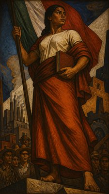 full-length portrait of an elegant figure
