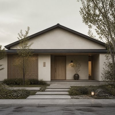 house with front view