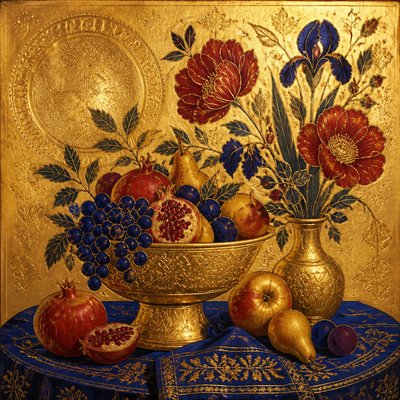 Gold Leaf Gilding Art Style 3