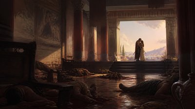 Odysseus kills the suitors and reunites with Penelope