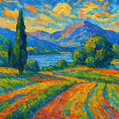 wide landscape with natural scenery